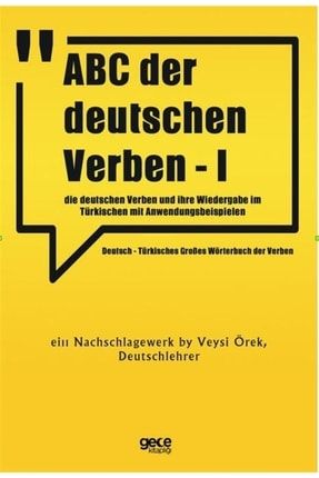 Abc Der Deutschen Verben - 1 - Veysi Örek 9786257633437 2-9786257633437