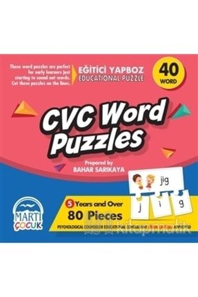 Cvc Word Puzzles Eğitici Yapboz 9786254481482