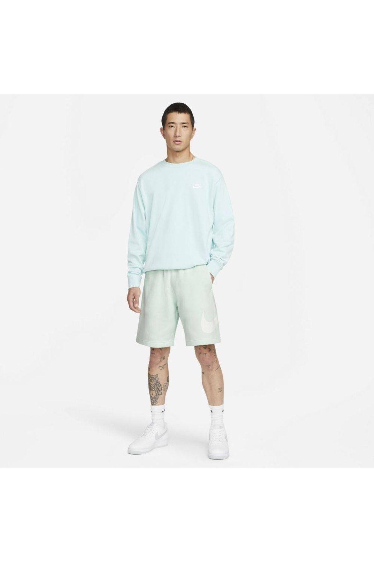Nike شلوارک نخی شانه دار مردانه باشگاه ورزشی BV2721 394