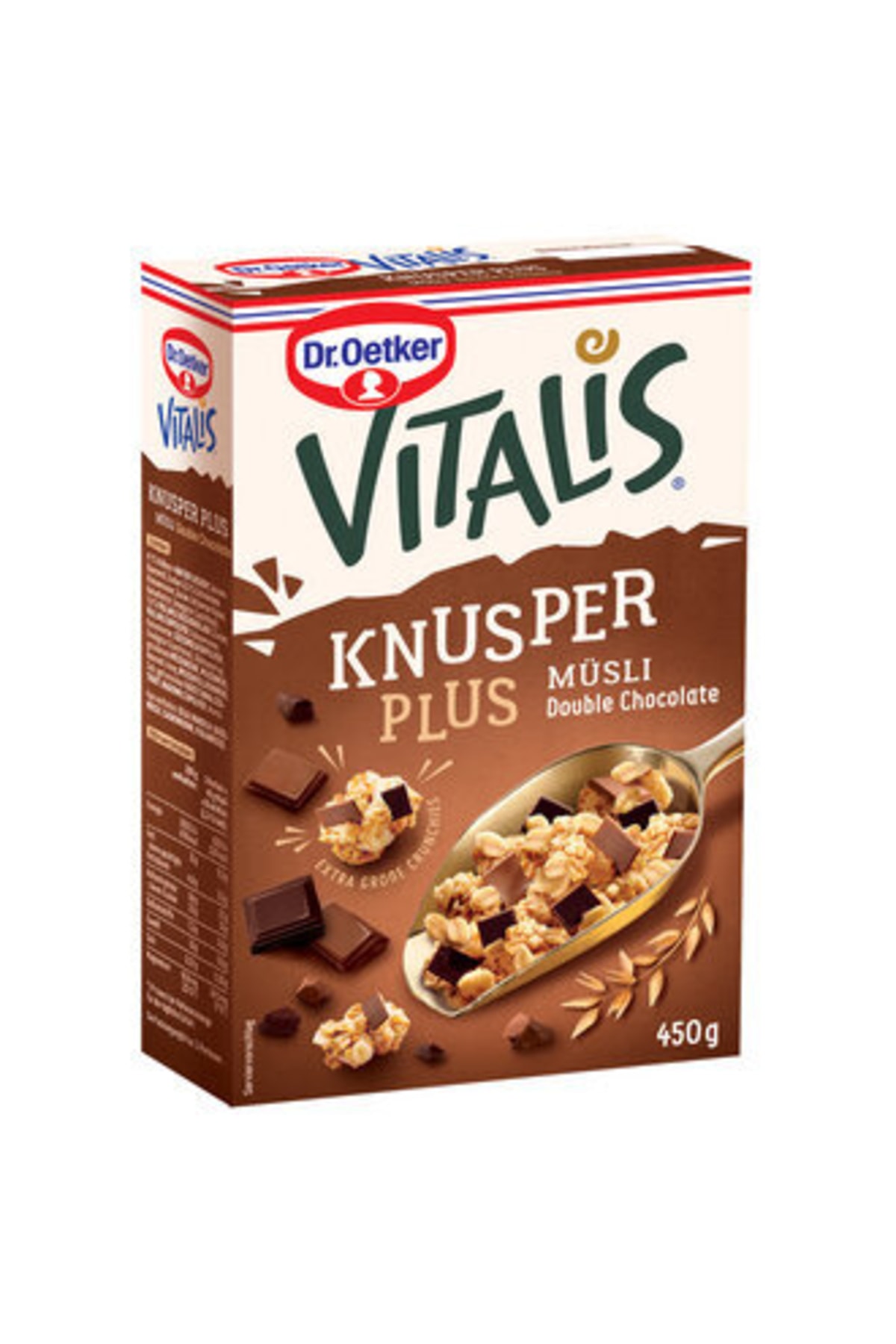 Dr. Oetker Dr.oetker Vitalis Knusper Plus Çikolatalı 450 G