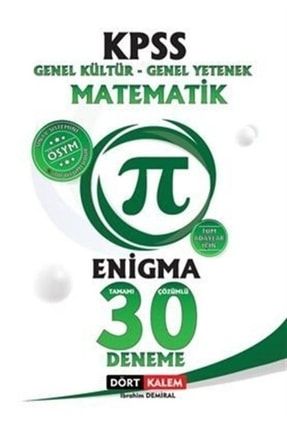 Enigma Tamamı Çözümlü 30 Kpss Matematik Denemesi 9786254098857