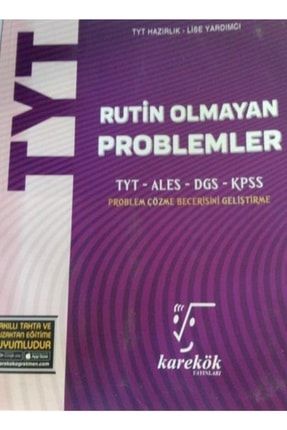 Karekök Tyt Güncel Rutin Olmayan Problemler 9786257154208