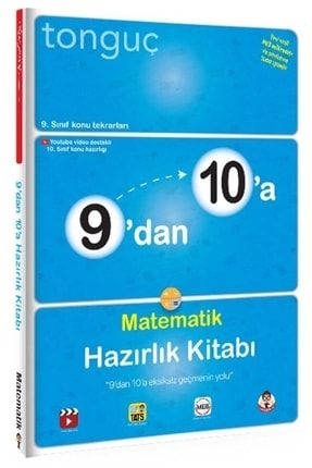 Tonguç 9'dan 10'a Matematik Hazırlık Kitabı 323272