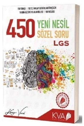 Kva Lgs 8. Sınıf 450 Sözel Yeni Nesil Soru Kitabı U305218