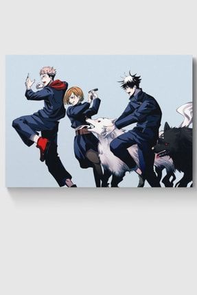 Jujutsu Kaisen Anime Manga Poster - Yüksek Çözünürlük Hd Duvar Posteri DUOFG104267