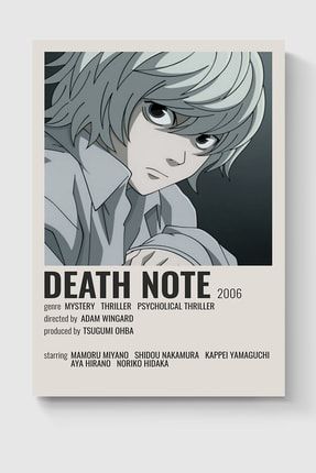 Death Note Anime Info Card Bilgi Kartı Minimalist Poster DUOFG200240