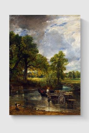 John Constable - The Hay Wain - Masterpiece Tablo Ünlü Ressam Poster - Hd Duvar Posteri DUOFG103310