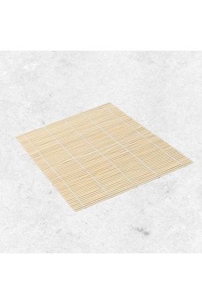 Bambu Mat Sushı Sarma Hasırı Beyaz 24 X 24 Cm T0020950