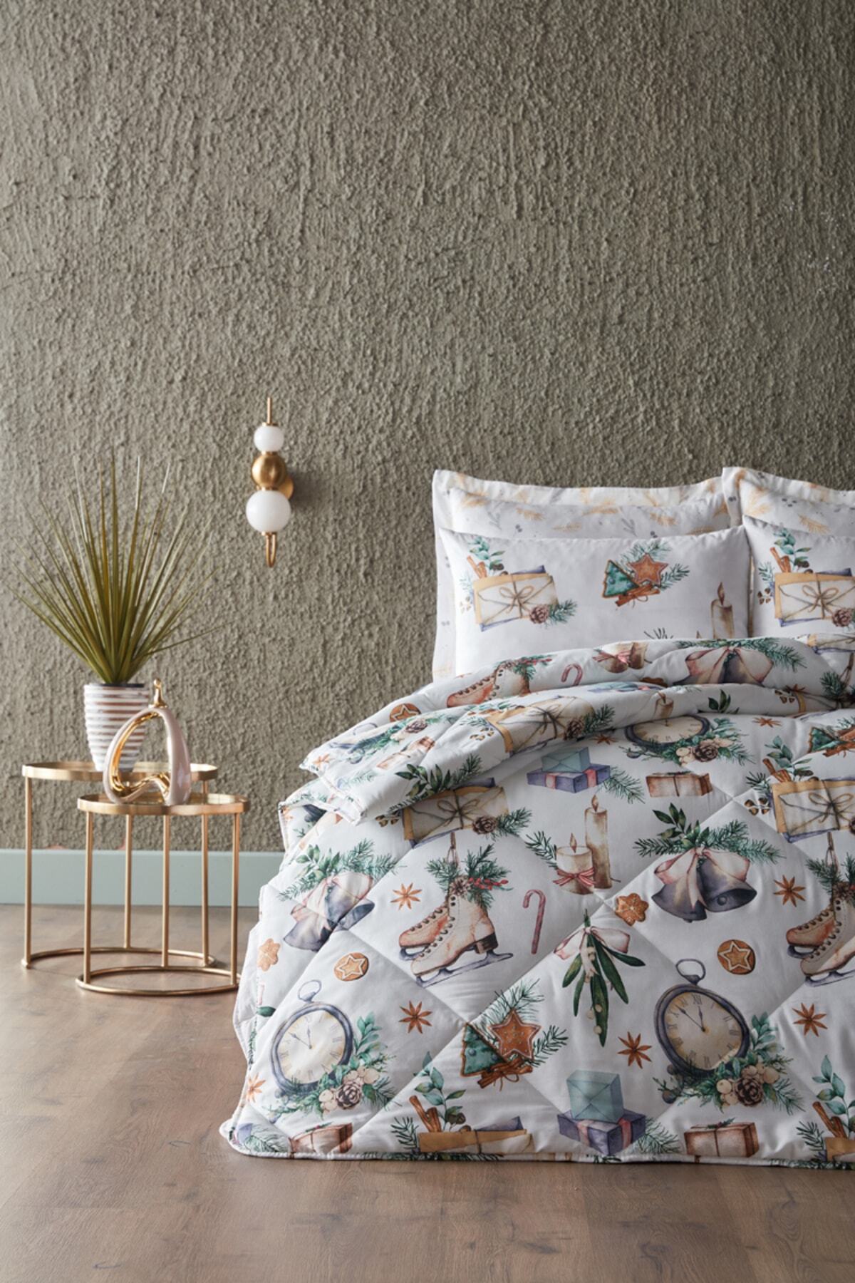Doqu Home-Polycotton Skate Comforter Set Single - Green 1