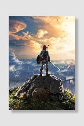 The Legend Of Zelda Breath Of The Wild Oyun Posteri Kalın Parlak Kuşe Kağıdı GODPS022