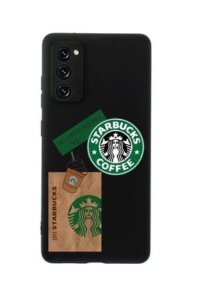 Samsung S20fe Starbucks Desenli Siyah Renkli Telefon Kılıfı EAS20FESTARBUCKS8