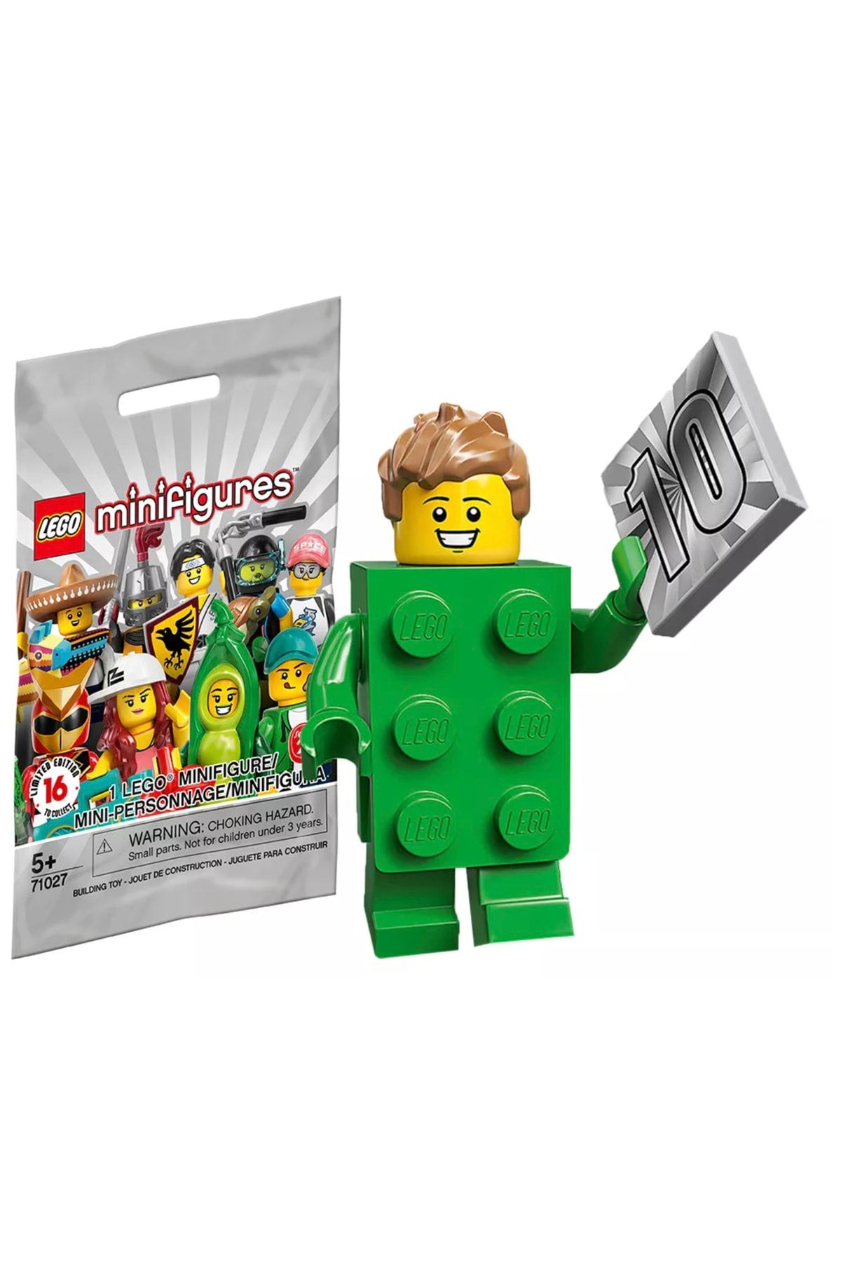 LEGO 71027 Minifigure Series 20 13 - Brick Costume Guy BRCK136