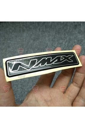 Yamaha Nmax Sticker Siyah Beyaz Kabartmalı 2 Adet ad1308