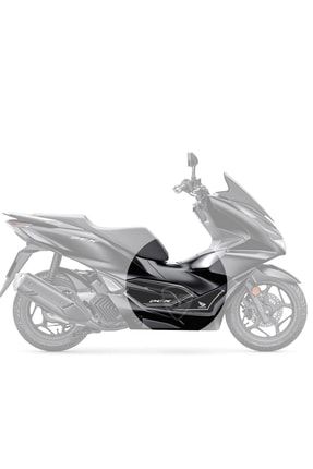 Honda Pcx 125 2021 Siyah Motosiklet Için Karbon Desen Gri Yan Pad pcx240