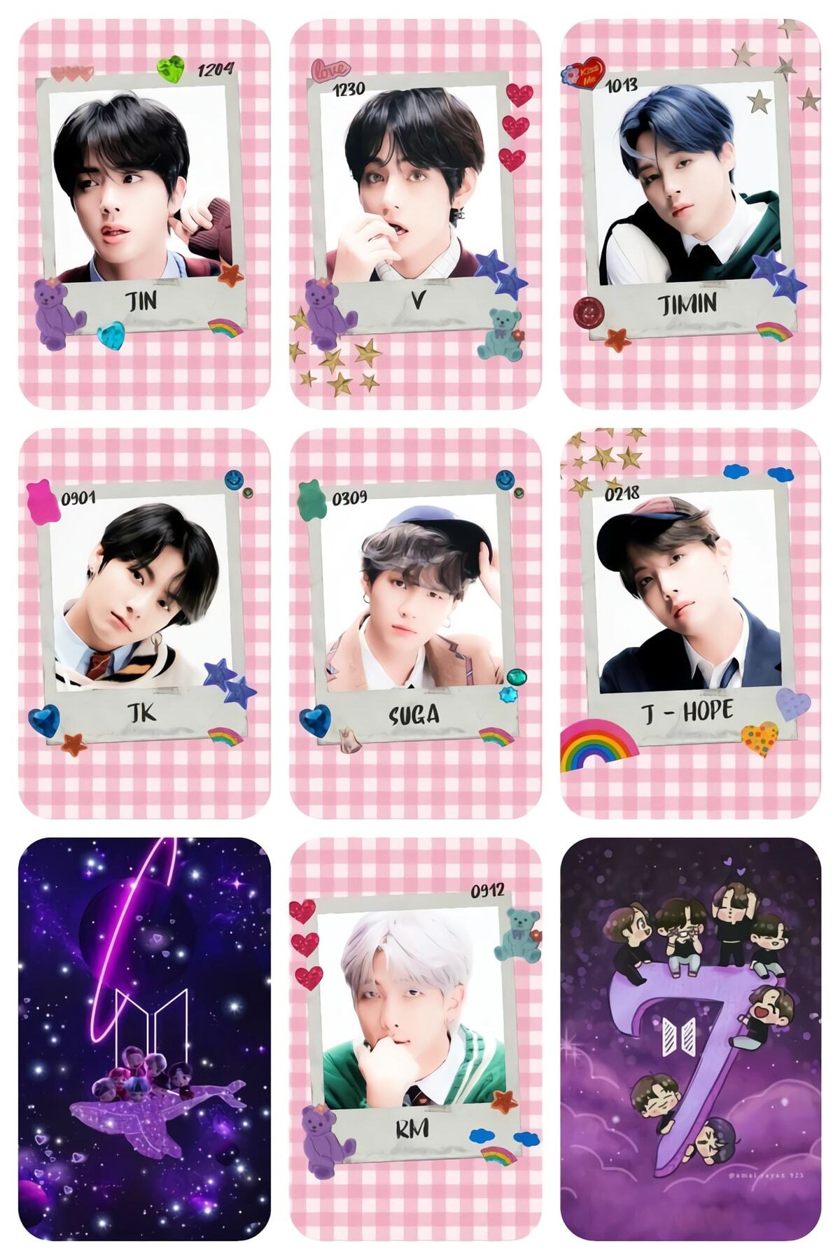 owl bag Bts 5 No -kpop- 9 Lu Fotokart Seti - Fiyatı, Yorumları