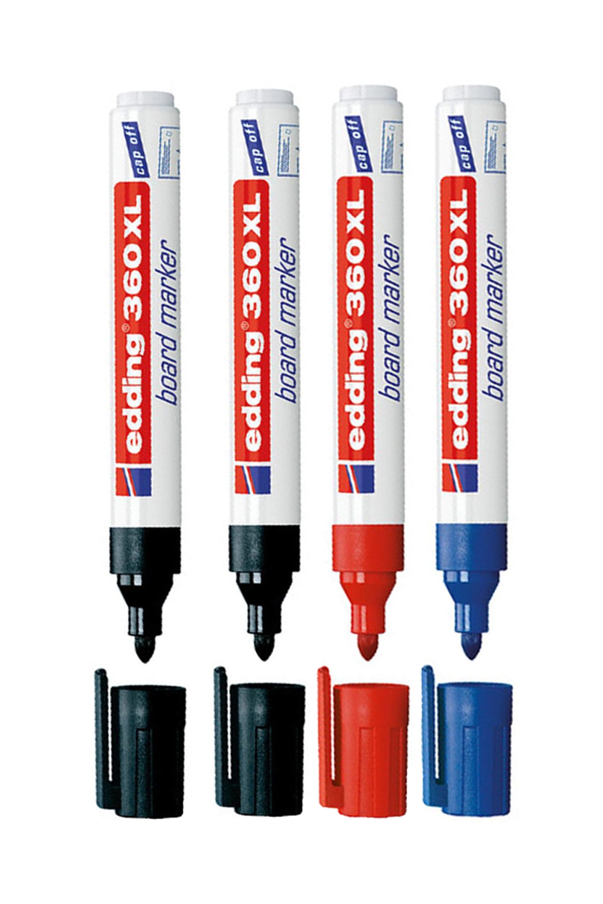 Edding 360 Beyaz Tahta Kalemi 4 Lü Set 2s-1k-1m