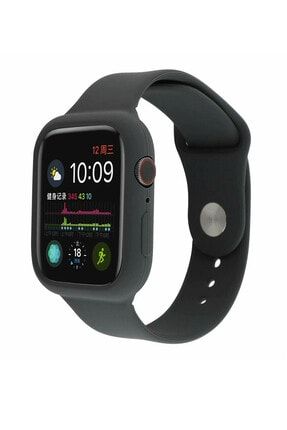 Iphone Watch 38 Mm Kasa Korumalı Silikon Kayış Spor Kordon AWÜ1