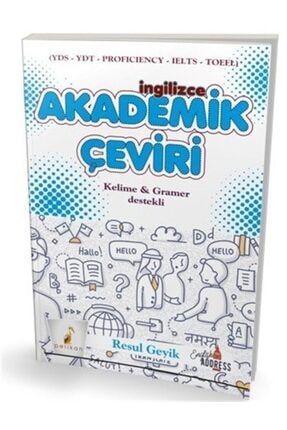 Pelikan Kitapevi Ingilizce Akademik Ceviri Kelime Ve Gramer Destekli Fiyati Yorumlari Trendyol