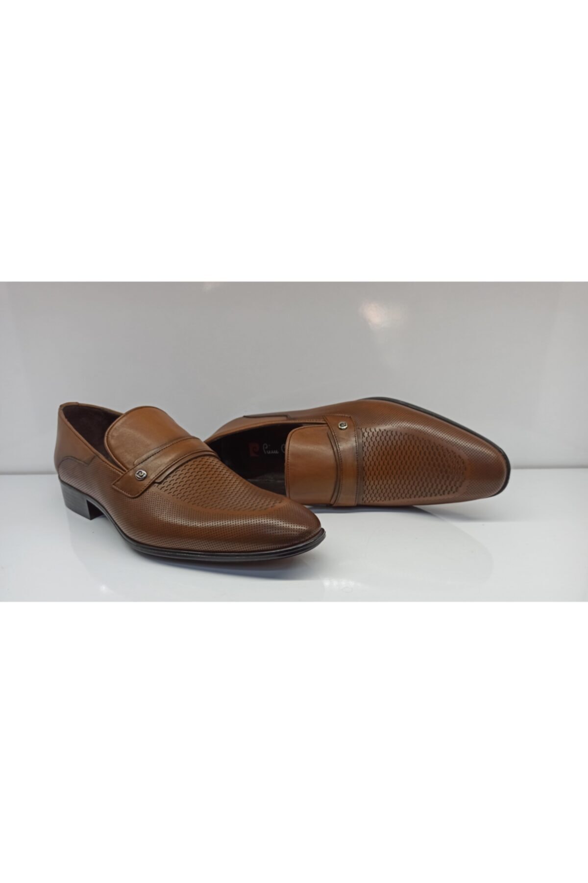 کفش کلاسیک مردانه قهوه ای پیرکاردینPierre Cardin | 1195 اورجینال - تصویر 2