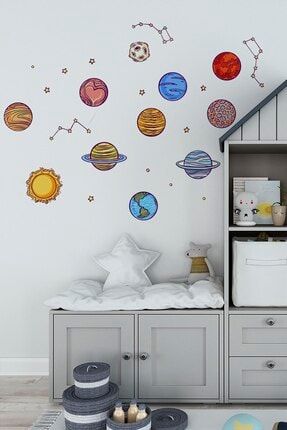Gezegen Güneş Sistemi Duvar Sticker Seti ws175
