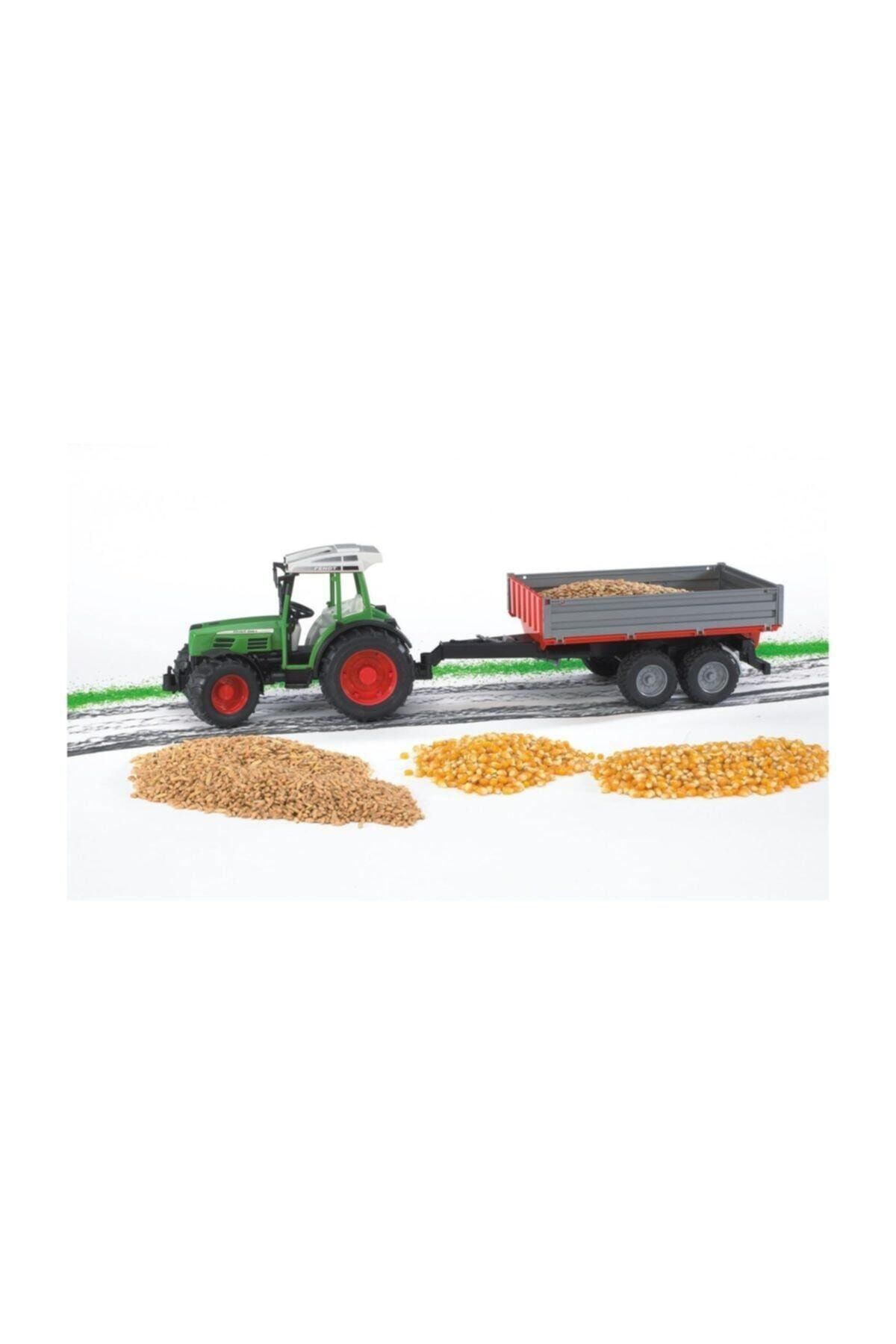 Bruder Fendt 209 S Traktör Kırmızı Römork Br02104