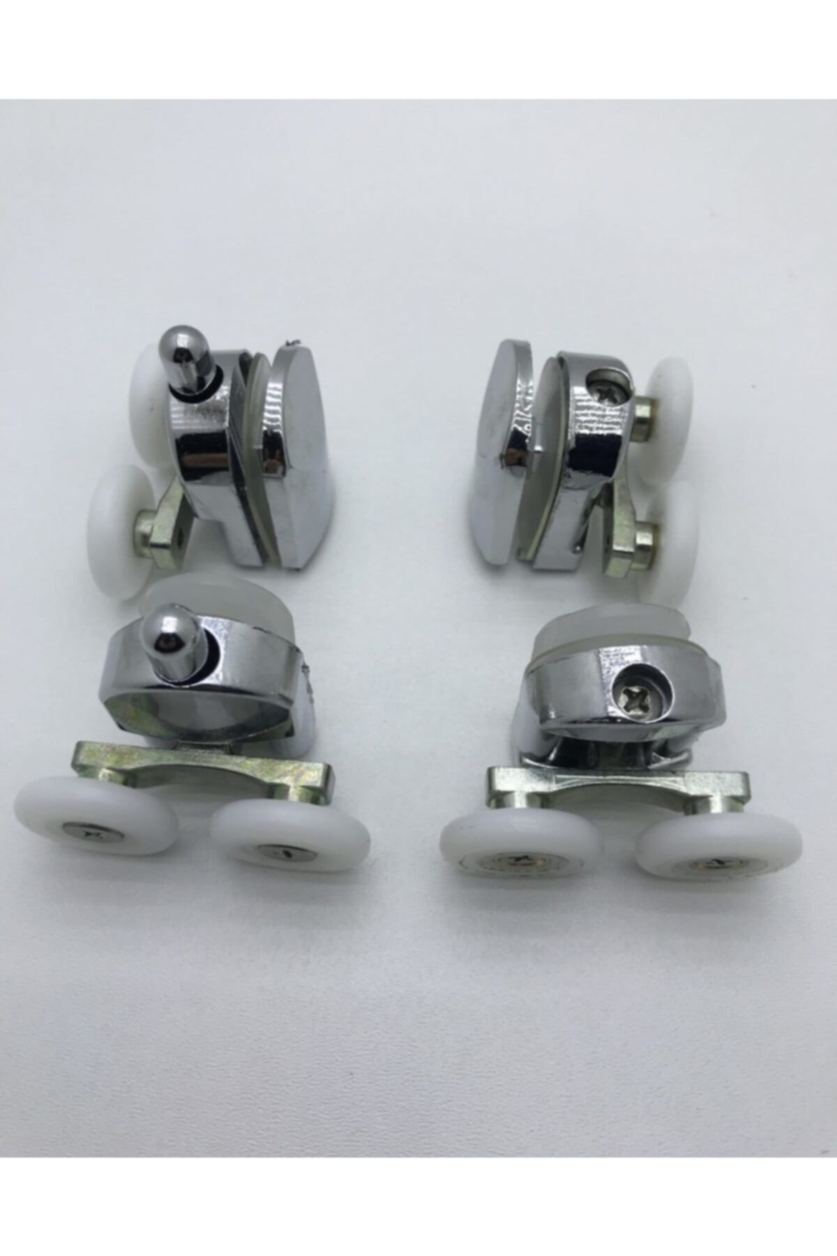 Duşakabin Teker Seti 4'lü Set ( 2 Alt -2 Üst ) 22 Mm Teker Çapı