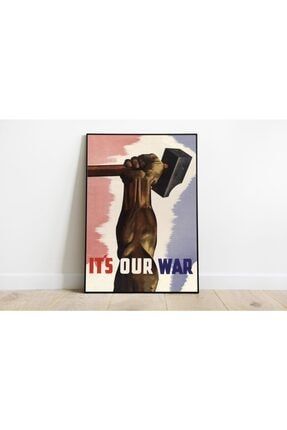 2. Dünya Savaşı Propaganda Vintage Sanatsal Poster 60x90cm. PPG019