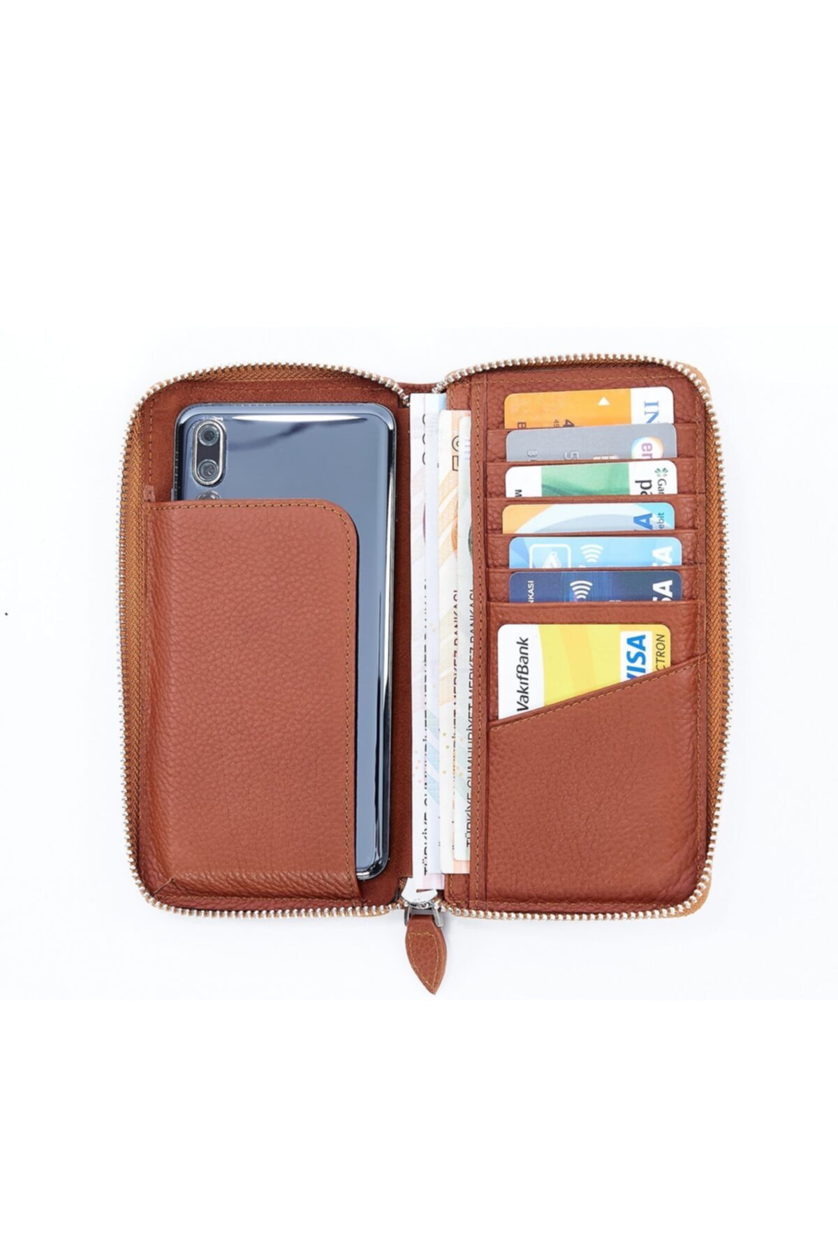 کیف پول مردانه قهوه ای Deriza | DRZ5015F اورجینال - تصویر 4