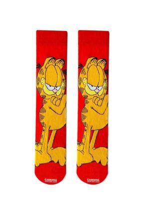 Garfield Desenli Çizgi Film Kahraman Renkli Çorap SKT-U1114
