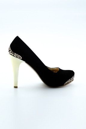 Kadın Siyah Ayna Topuklu Ayakkabı GULAYNA02