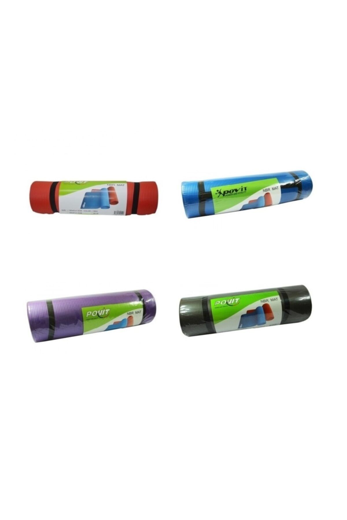 زیرانداز پیلاتس کوسن یوگا مات و 15 میلی متر 1.5 سانتی آبی Povit