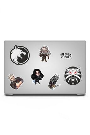 Witcher Laptop Sticker Notebook Tablet Macbook Çıkartma Seti ns35