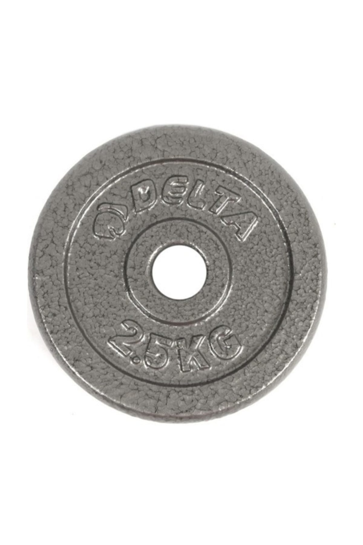 Delta 25,4 Mm Çapında Barlarla Kullanıma Uygun 2,5 Kg X 2 Adet Toplam 5 Kg Parlak Gri Döküm Plaka Ağırlık