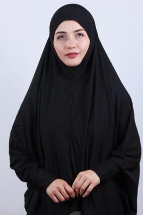 Kadın Peçeli Hijab Şal Siyah 5 xl peçeli hijab şal