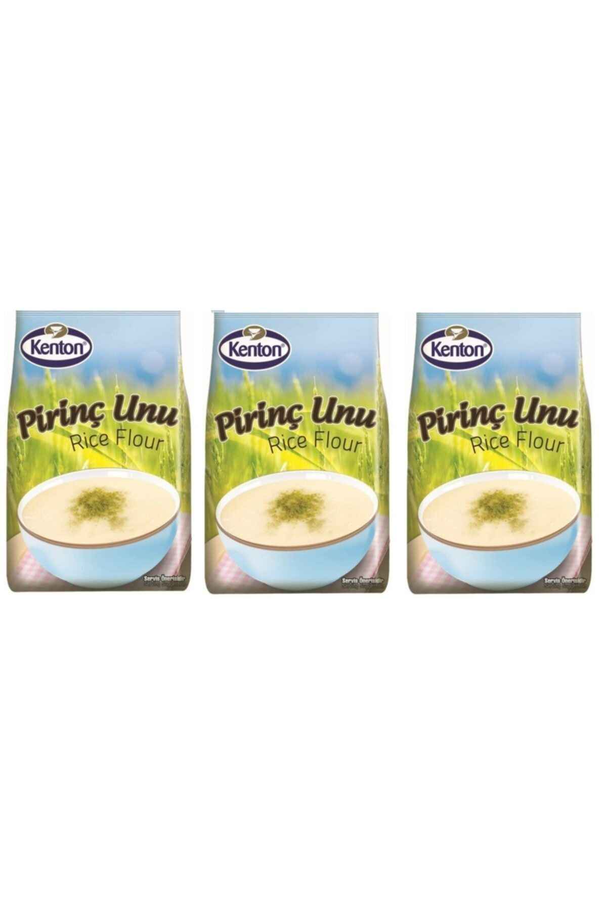 Kenton Pirinç Unu Sade 500 Gr X 3 Adet