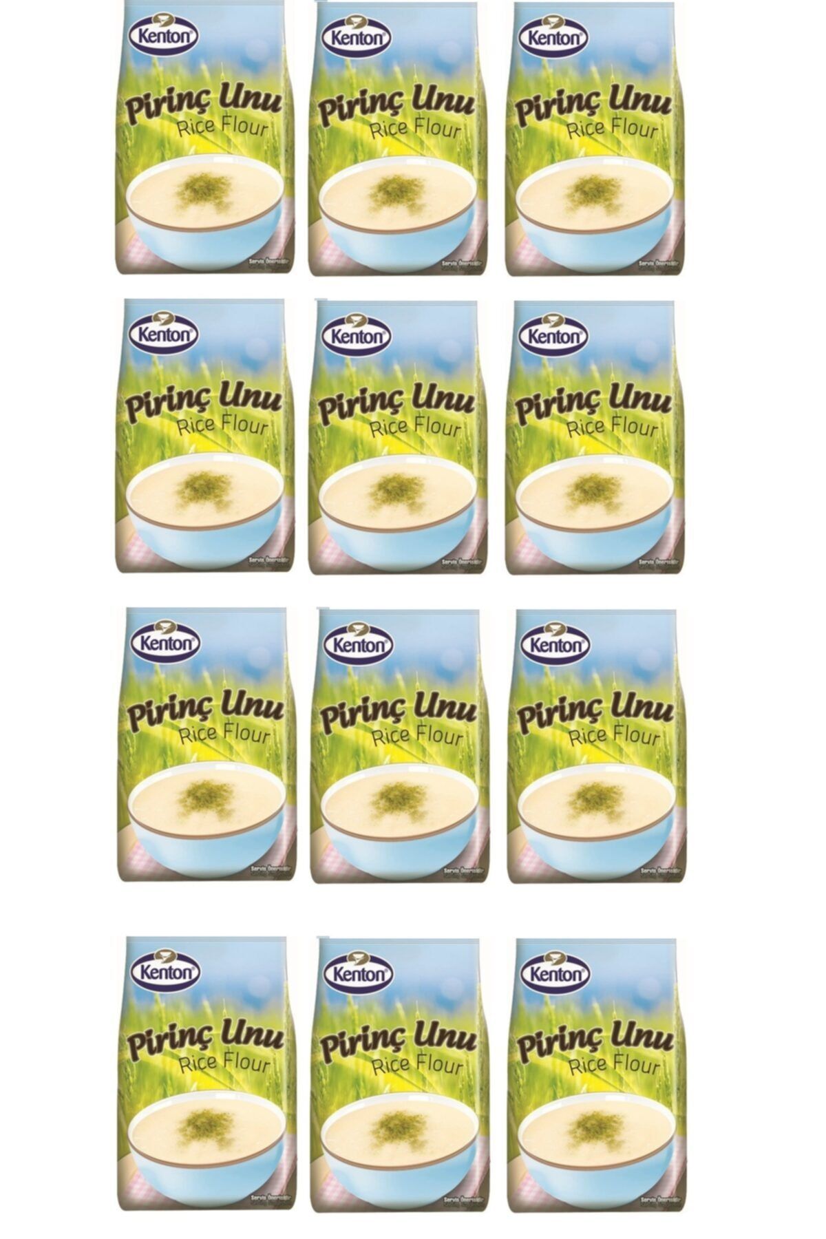 Kenton Pirinç Unu Sade 500 Gr X 12 Adet
