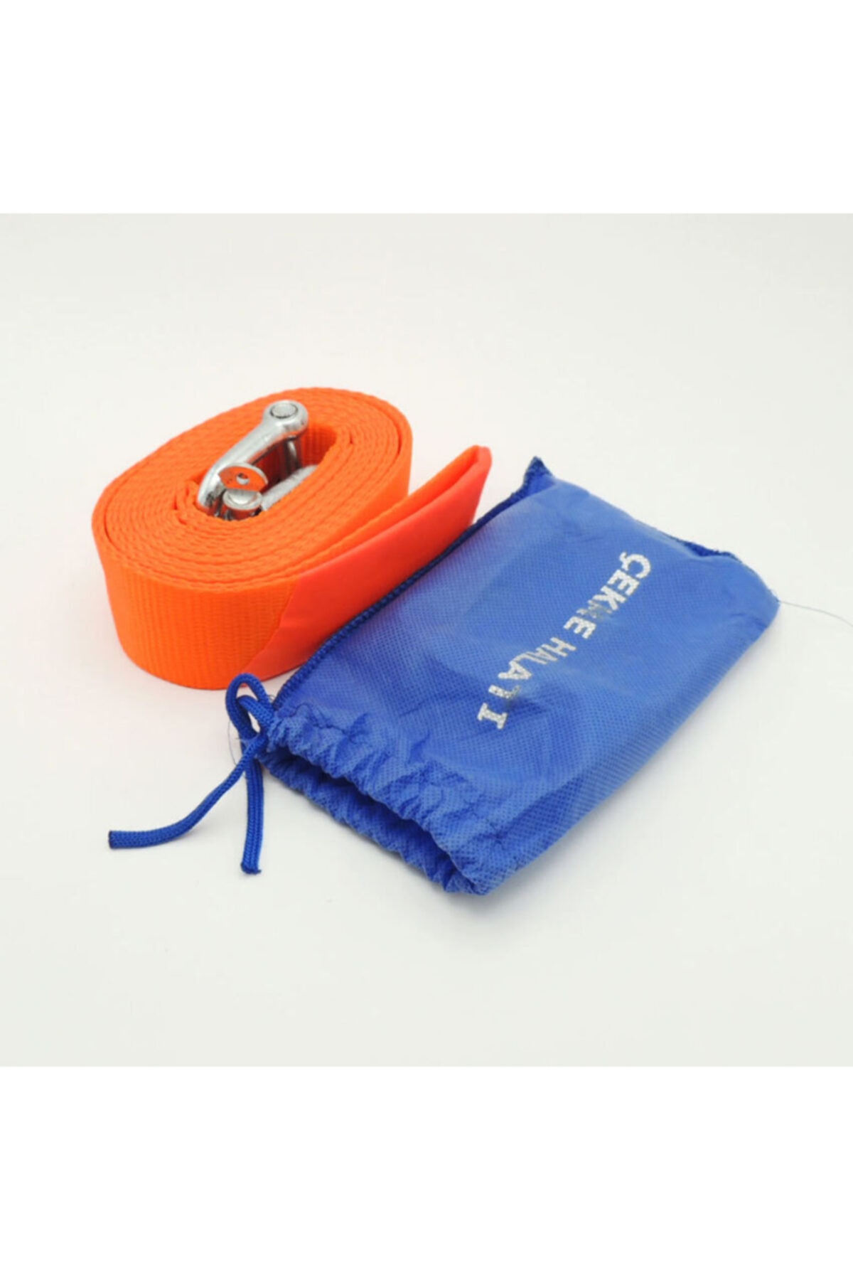 GECKO Çeki Kancalı Torbalı Oto Bez Çekme Halatı 3,8 m 3,5 Ton