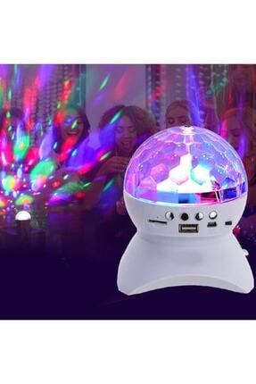 Renkli Işıklı Lazer Parti Malzemesi Sese Duyarlı Bluetoothlu Led Küre Disko Topu TYC00103091198