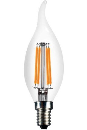 Kıvrık Buji Filament Edison Tip Rustik Şeffaf Cam Ampul 8 W Led Ampul - Günışığı Erd-36 86549875464663