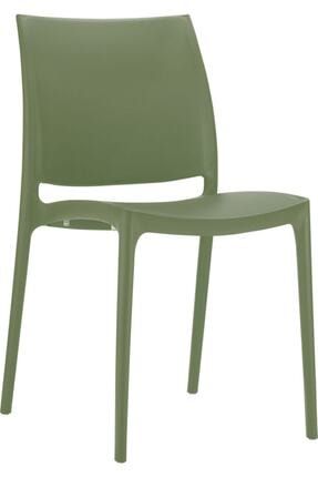 Maya Sandalye Zeytin Yeşili 025-2