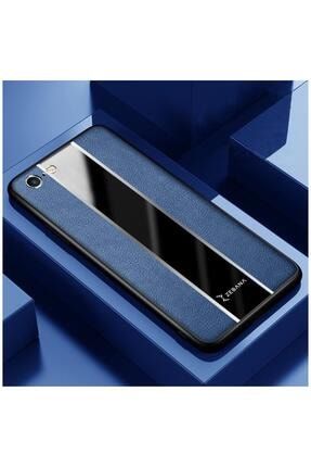Iphone Se 2020 Uyumlu Mavi Premium Deri Telefon Kılıfı 1994-m428