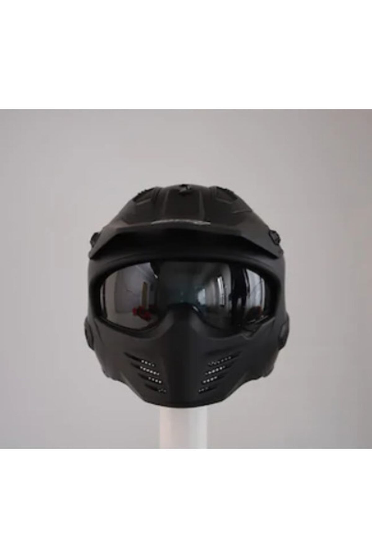Sway Kask 726 X Tokyo Mat Siyah Kapalı Çene Çıkan Motosiklet Kask NY8985