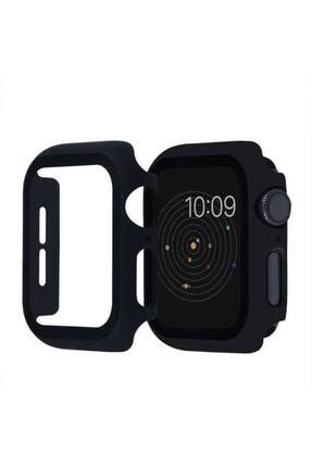 Apple Watch Seri 2/3/4/5/6 40mm Uyumlu Kasa Ve Ekran Koruyucu Siyah watchkorumarenk99