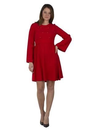 Kadın Kırmızı Elbise 0/N19K2802