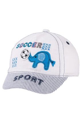 Erkek Bebek Kep Şapka 0-18 Ay Beyaz A69794510Y01
