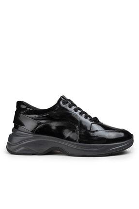 Kadın Siyah Açma Sneaker Ayakkabı 01817ZSYHT01