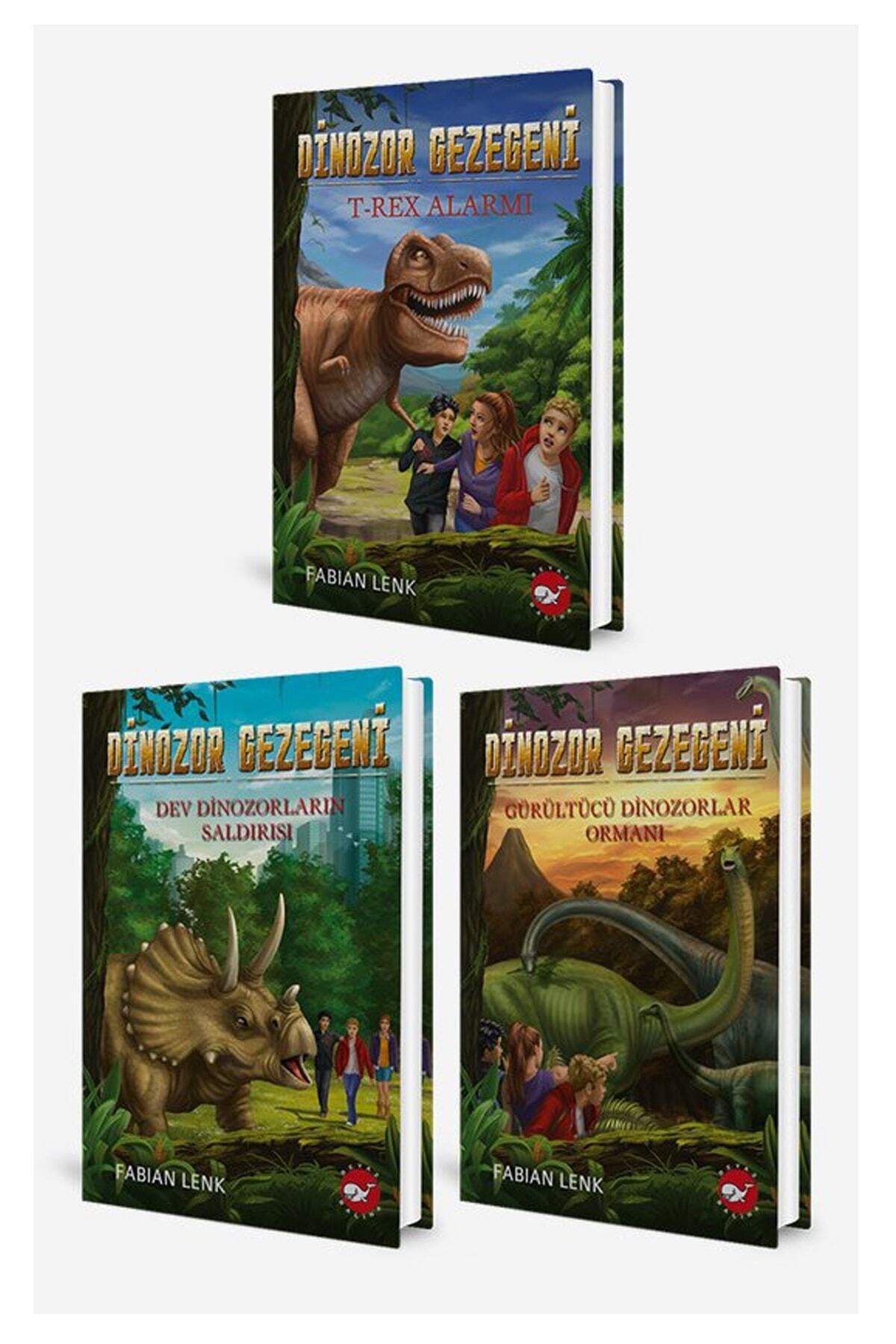 Комплект книг «Планета динозавров White Whale Publications» / 3 книги - Фабиан Ленк dinozorgezegeniset