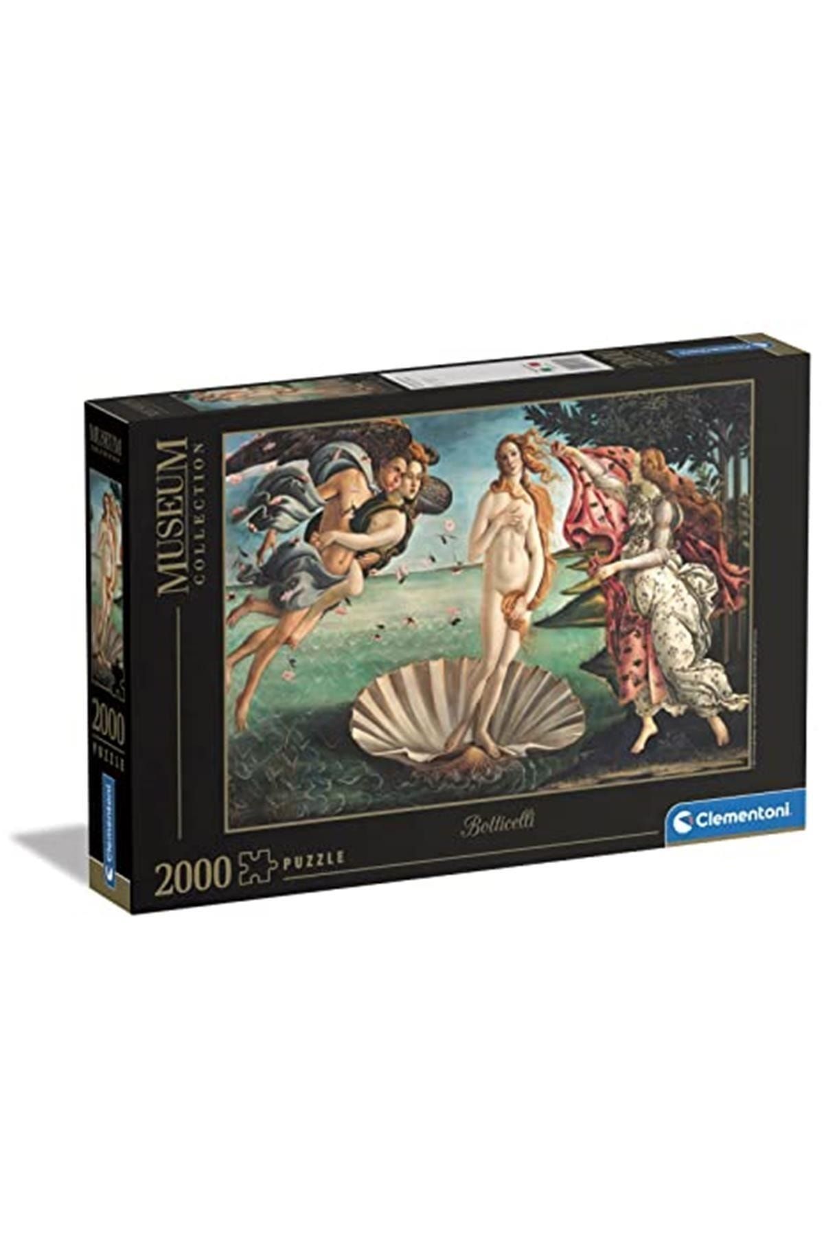 CLEMENTONI - 32572 - Müze Koleksiyonu Yapboz - Venüs Birth Of Venüs - 14 Yaşından Itibaren 2000 Par