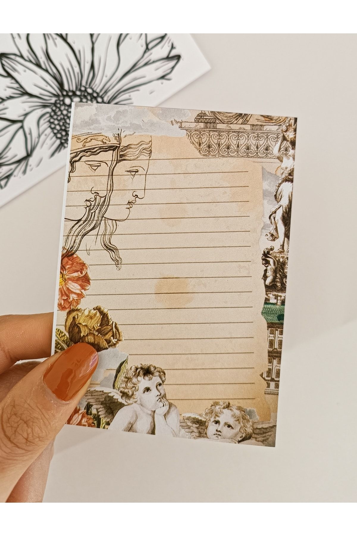 washitapetr Mini Vintage Not Defteri(25sf Memopad)