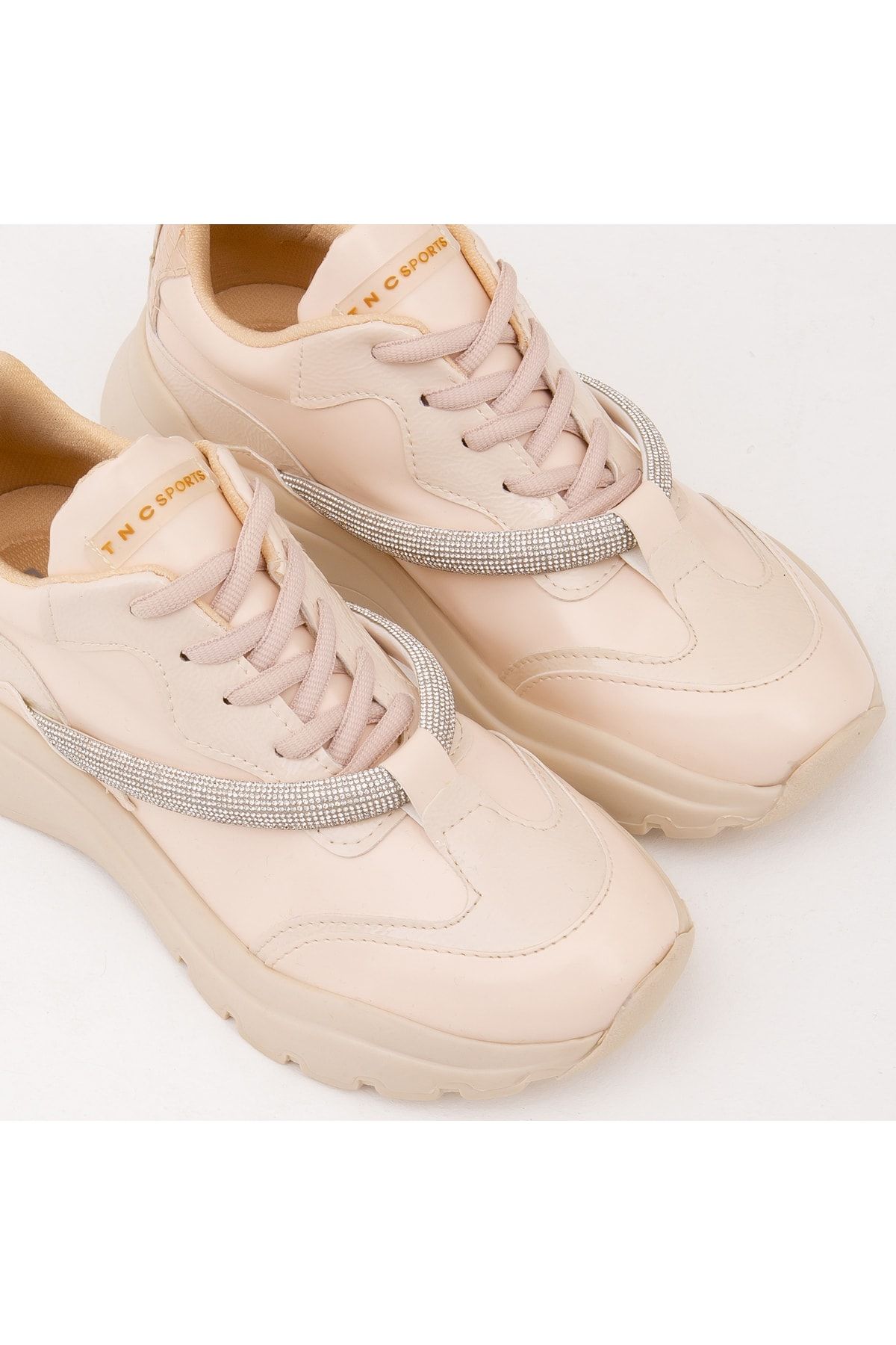 Bej - Kadın Vegan Sneakers & Spor Ayakkabı 829 9504 Bn Ayk Y22